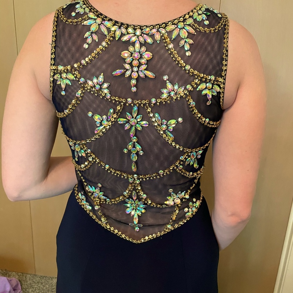 Betsy & Adam prom dress size 4 - Picture 3 of 5